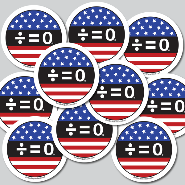 American Unity Symbol Weatherproof Patriotic Sticker (Multi-Sticker Discounts)