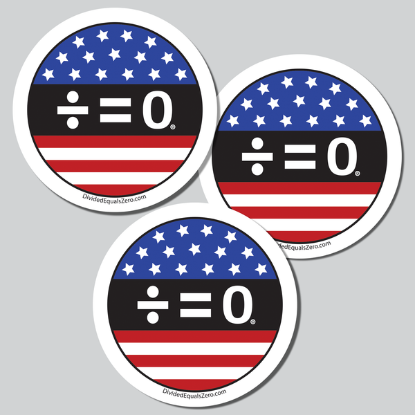 American Unity Symbol Weatherproof Patriotic Sticker (Multi-Sticker Discounts)