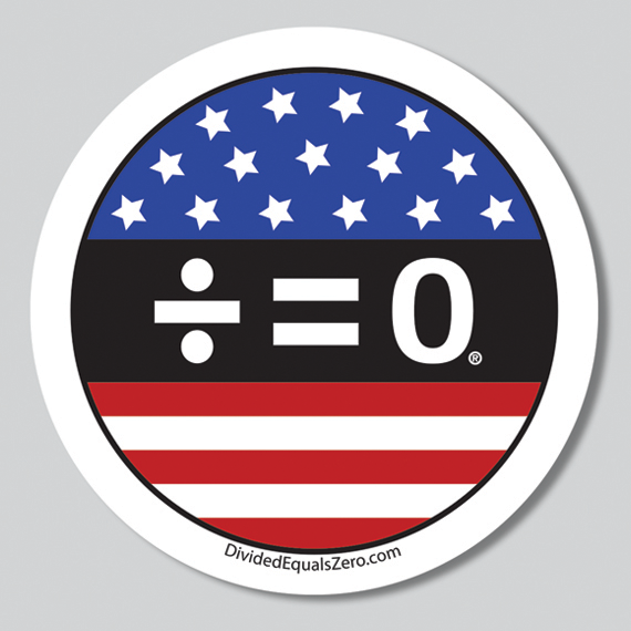 American Unity Symbol Weatherproof Patriotic Sticker (Multi-Sticker Discounts)