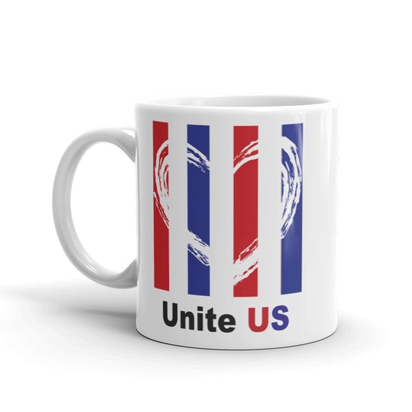 Bring US Together Patriotic Mug with Color Accents (More Colors)