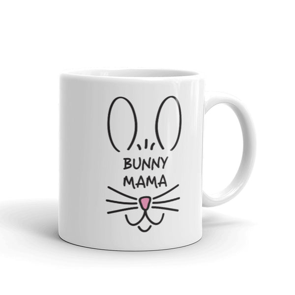 Bunny Mama Mug with Color Accents (More Colors)
