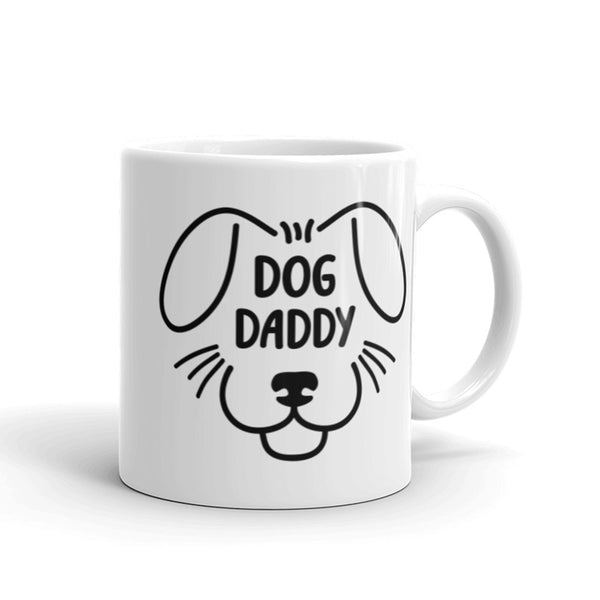 Dog Daddy Mug with Color Accents (More Colors)
