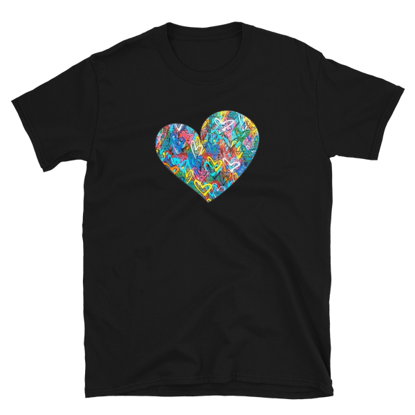 Graffiti Heart Unisex Tee (More Colors)