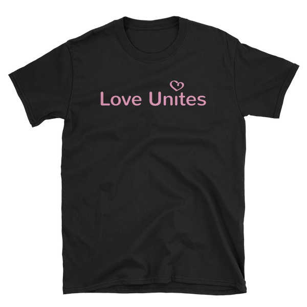 Love Unites Heart Unisex Tee (Pink/More Colors)