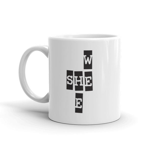 We She He Mug with Color Accents (More Colors)