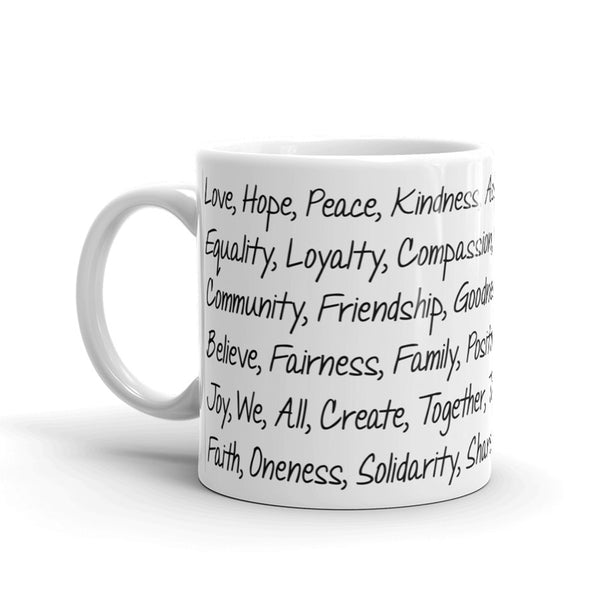 Kind Words Mug with Color Accents (More Colors)