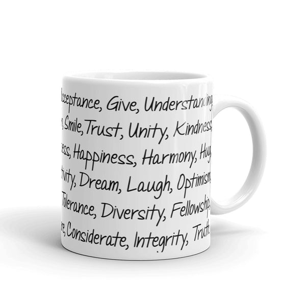 Kind Words Mug with Color Accents (More Colors)