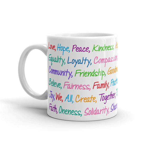 Kind Words Mug with Color Accents (More Colors)