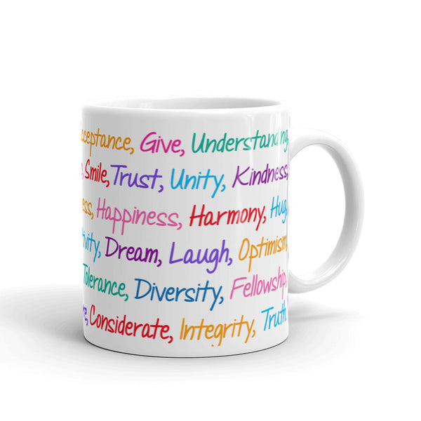 Kind Words Mug with Color Accents (More Colors)