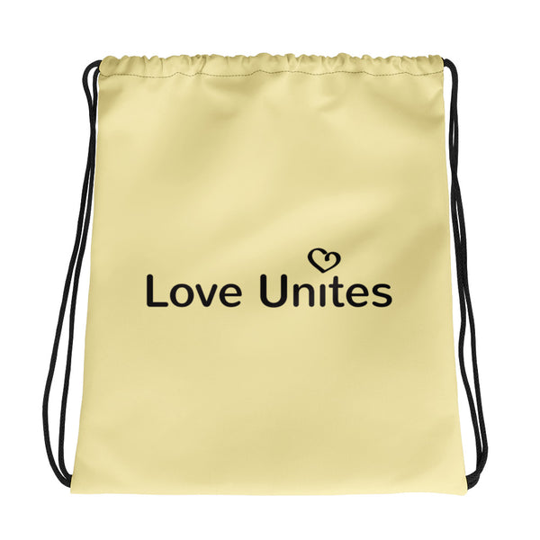 Love Unites Heart Drawstring Bag (More Colors)