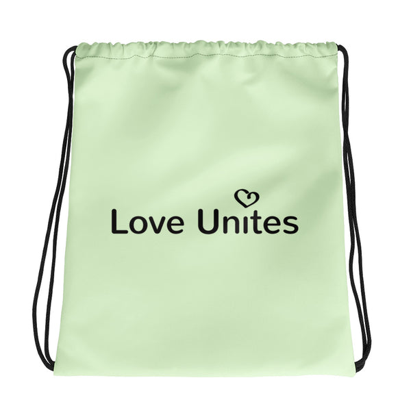 Love Unites Heart Drawstring Bag (More Colors)