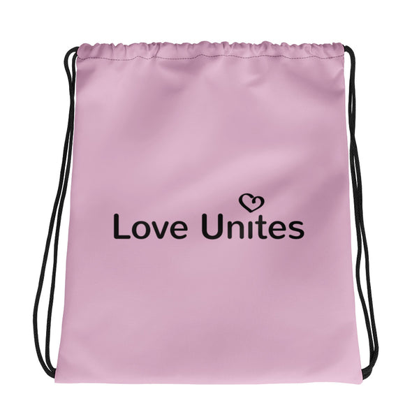 Love Unites Heart Drawstring Bag (More Colors)
