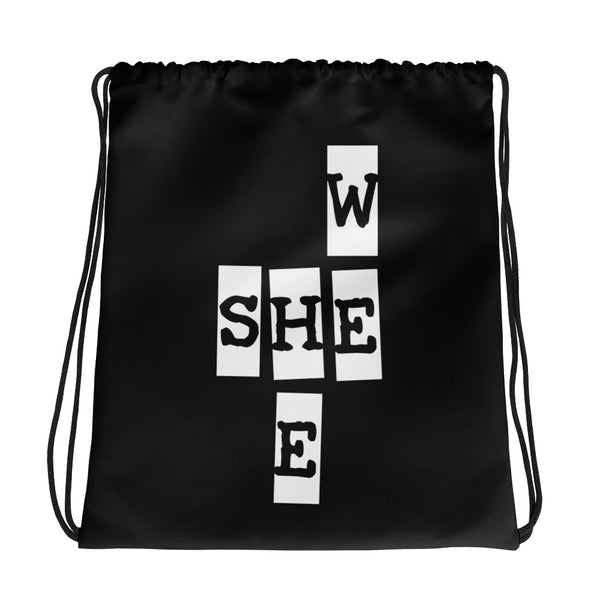 We She He Drawstring Bag (More Colors)