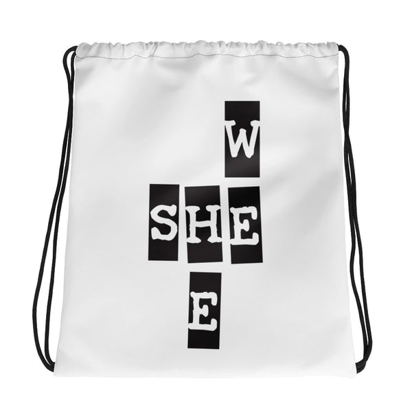 We She He Drawstring Bag (More Colors)