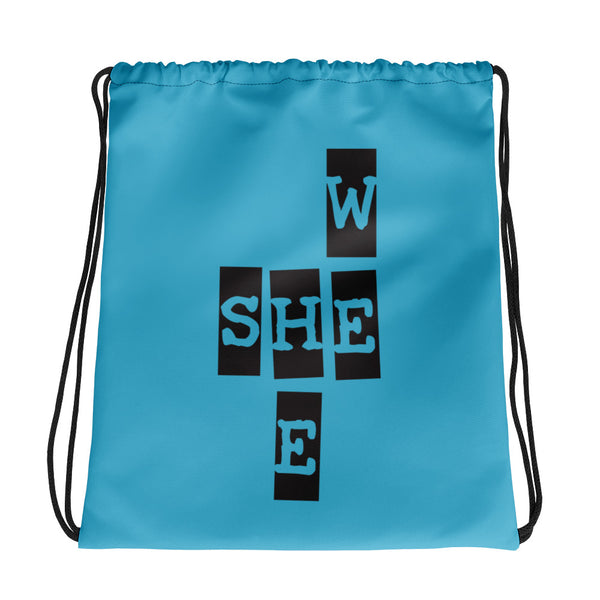 We She He Drawstring Bag (More Colors)