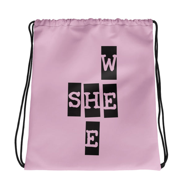 We She He Drawstring Bag (More Colors)