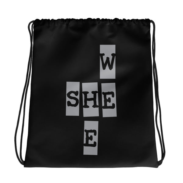 We She He Drawstring Bag (More Colors)