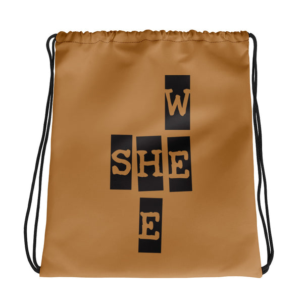 We She He Drawstring Bag (More Colors)