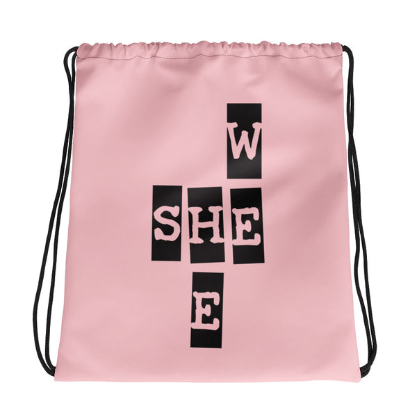 We She He Drawstring Bag (More Colors)