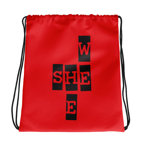 We She He Drawstring Bag (More Colors)