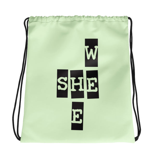 We She He Drawstring Bag (More Colors)