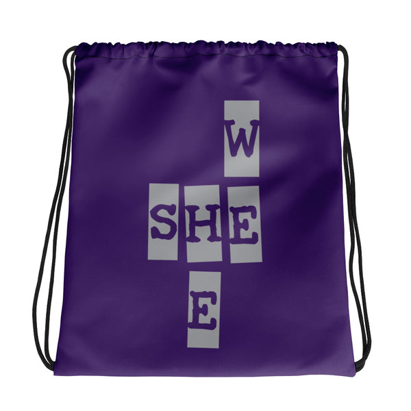 We She He Drawstring Bag (More Colors)