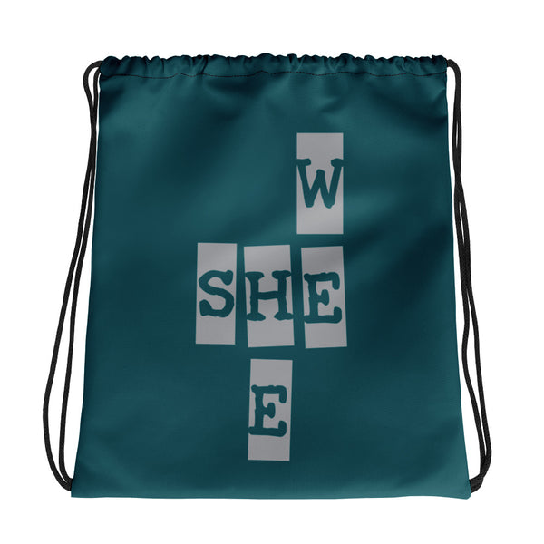 We She He Drawstring Bag (More Colors)