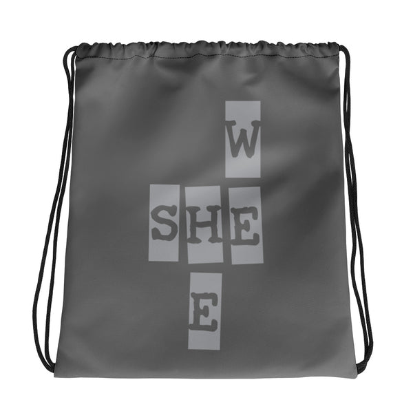 We She He Drawstring Bag (More Colors)