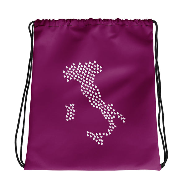 Love Italy Drawstring Bag (More Colors)