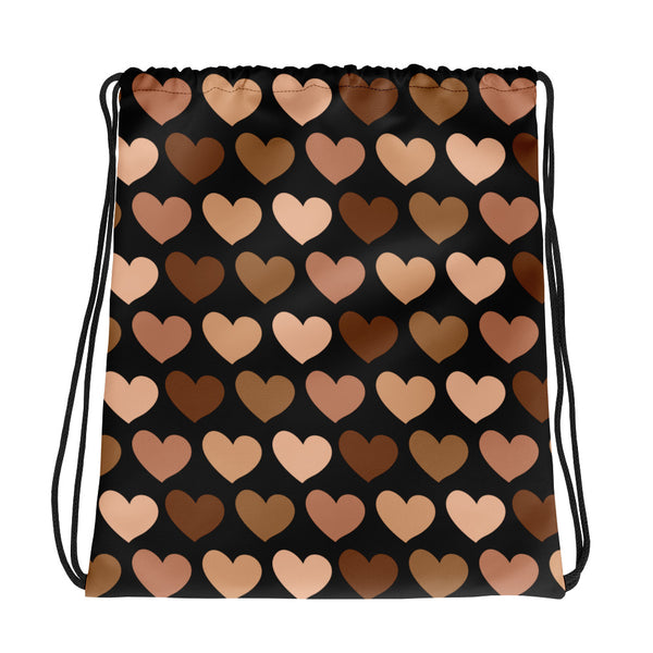 One Human Race Drawstring Bag