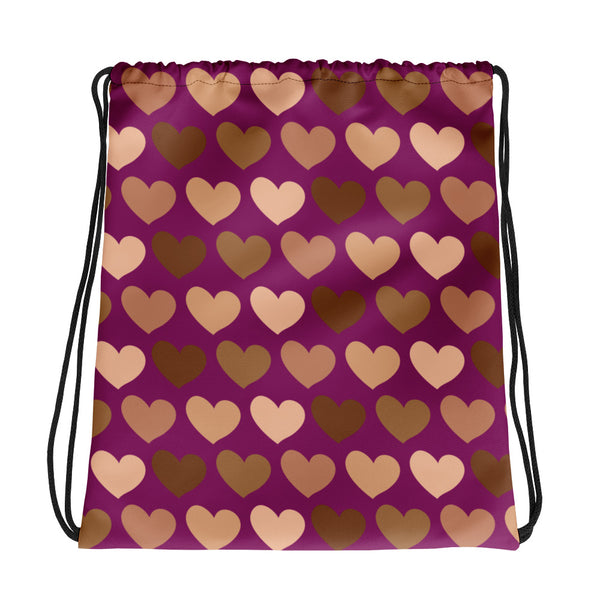 One Human Race Drawstring Bag