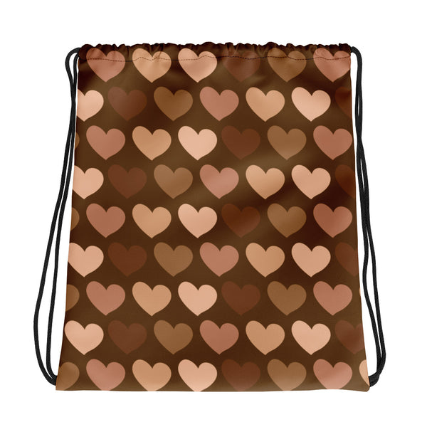 One Human Race Drawstring Bag