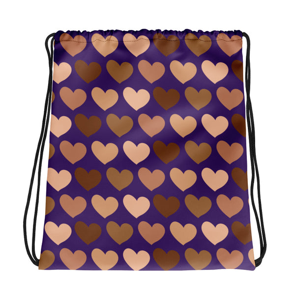 One Human Race Drawstring Bag