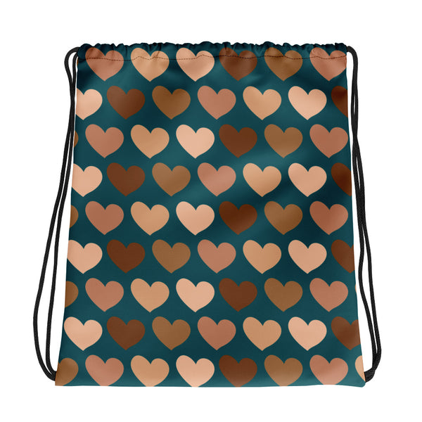 One Human Race Drawstring Bag