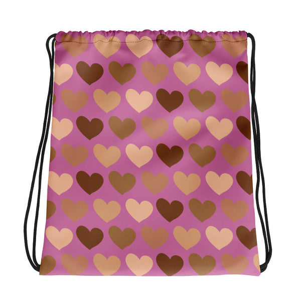 One Human Race Drawstring Bag