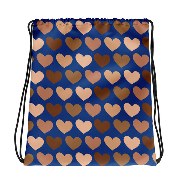 One Human Race Drawstring Bag