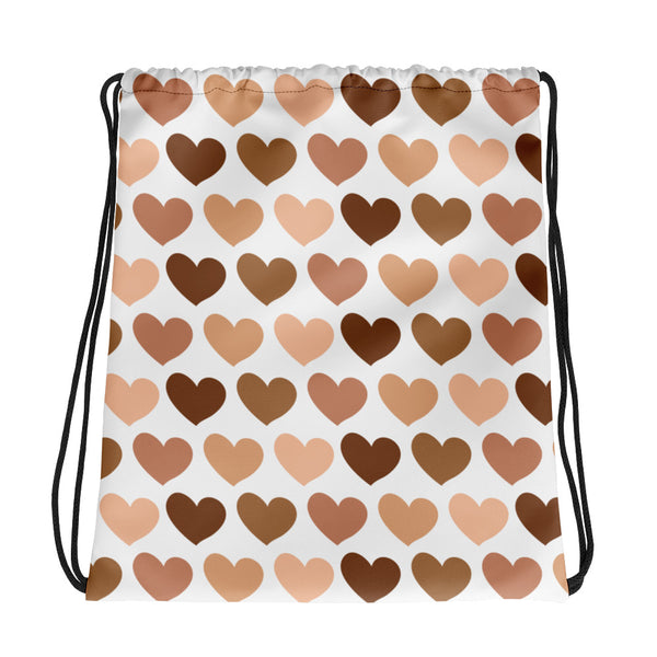 One Human Race Drawstring Bag