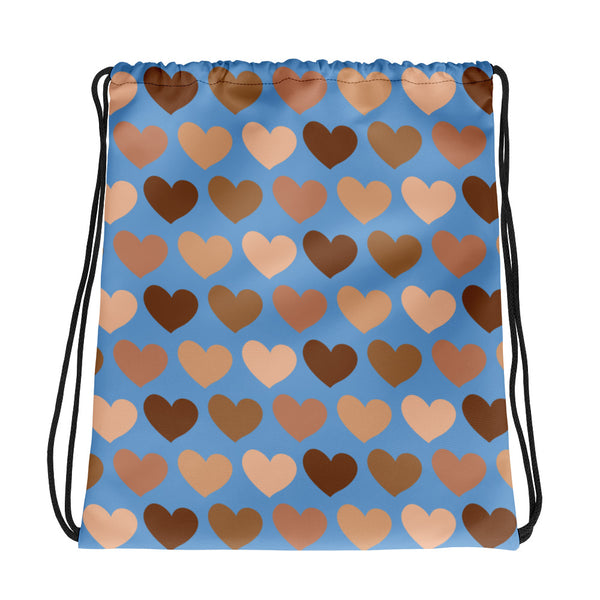 One Human Race Drawstring Bag