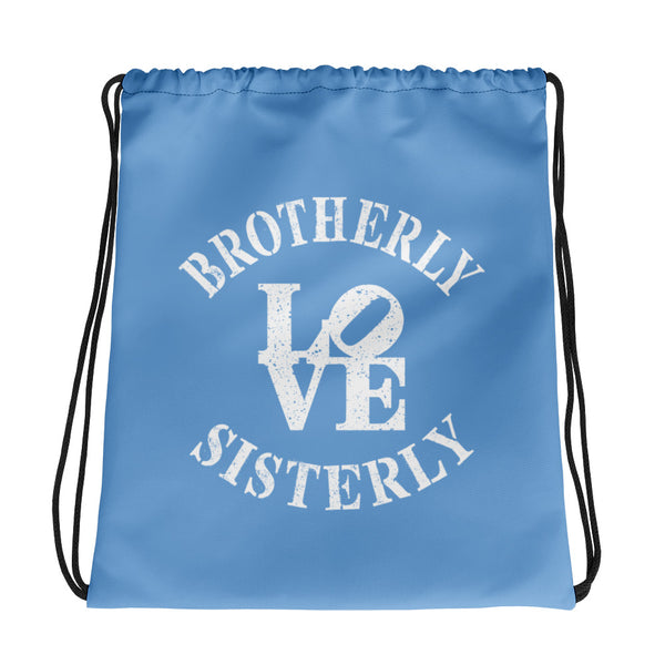 Brotherly Love Sisterly Love Drawstring Bag (More Colors)