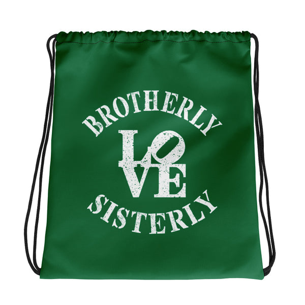 Brotherly Love Sisterly Love Drawstring Bag (More Colors)