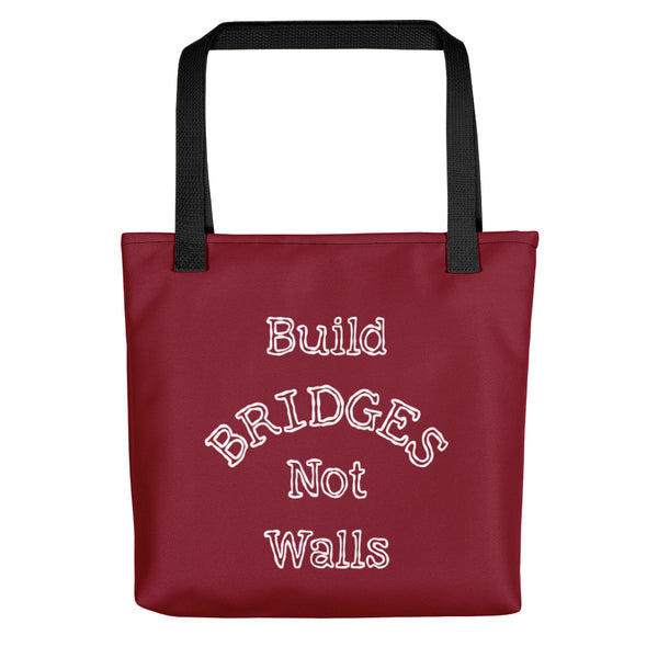 Build Bridges Not Walls Tote Bag (More Colors)