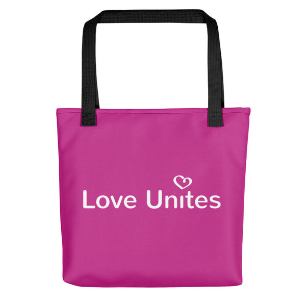 Love Unites Heart Tote Bag (More Colors)