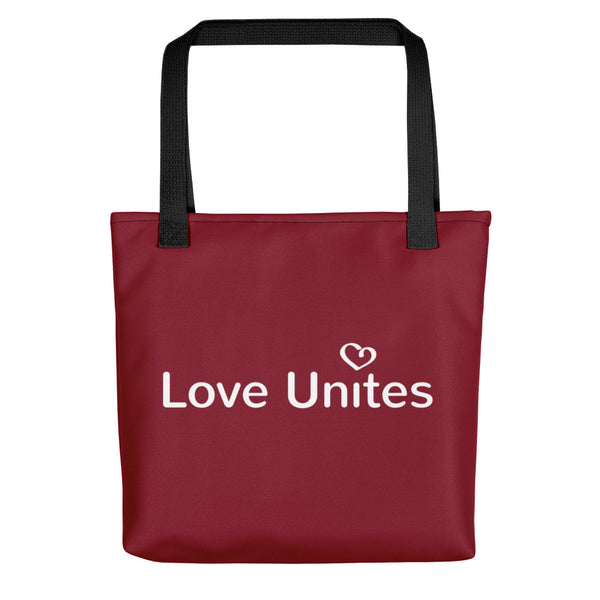 Love Unites Heart Tote Bag (More Colors)