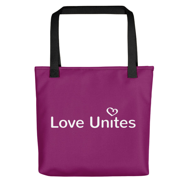Love Unites Heart Tote Bag (More Colors)