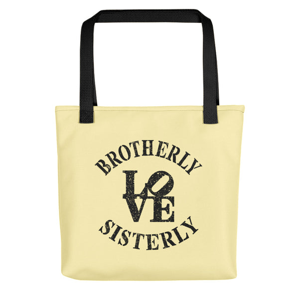 Brotherly Love Sisterly Love Tote Bag (More Colors)