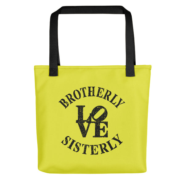 Brotherly Love Sisterly Love Tote Bag (More Colors)