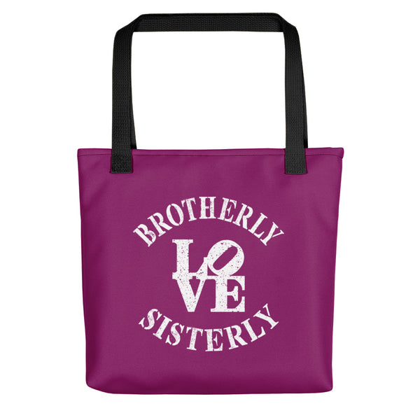 Brotherly Love Sisterly Love Tote Bag (More Colors)
