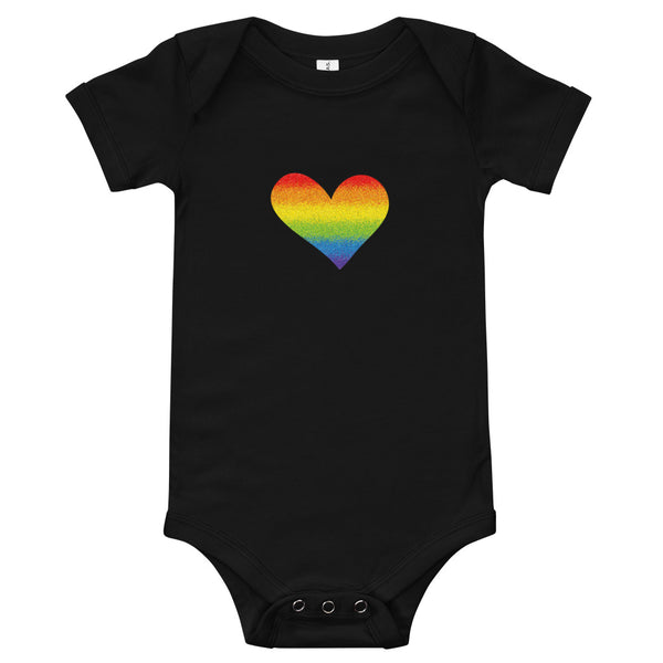 Rainbow Pride Heart Onesie (More Colors)