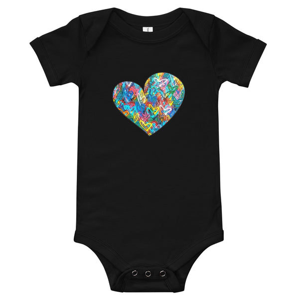 Graffiti Heart Baby Onesie (More Colors)