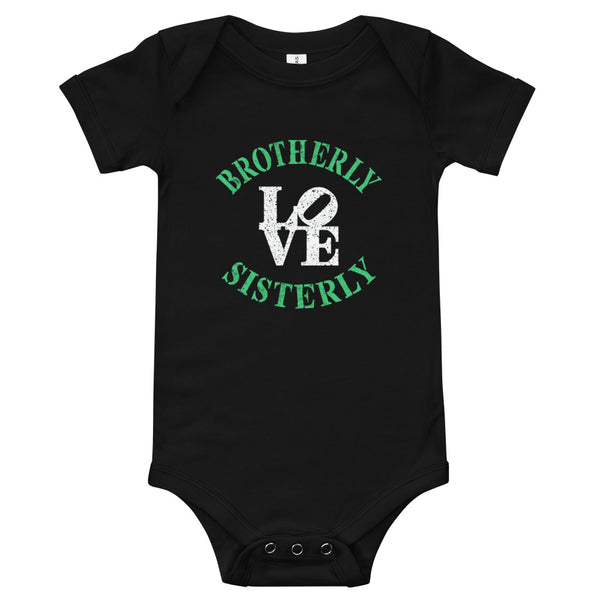 Brotherly Love Sisterly Love Baby Onesie (More Colors)